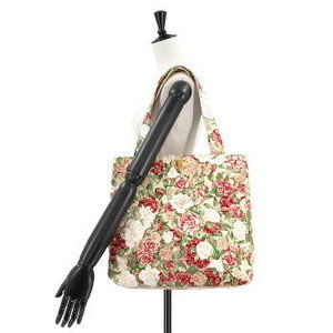 CHANEL Matelasse Flower Tote Bag Canvas Multicolor
